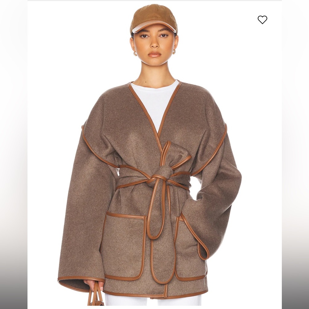 Helsa Wool Blend Blanket Coat